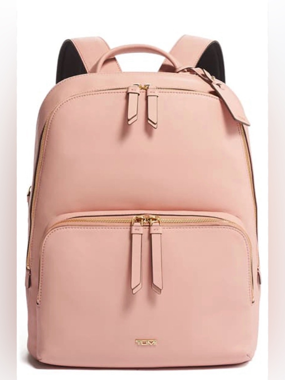 Tumi Varek Hudson Leather Backpack In Blush